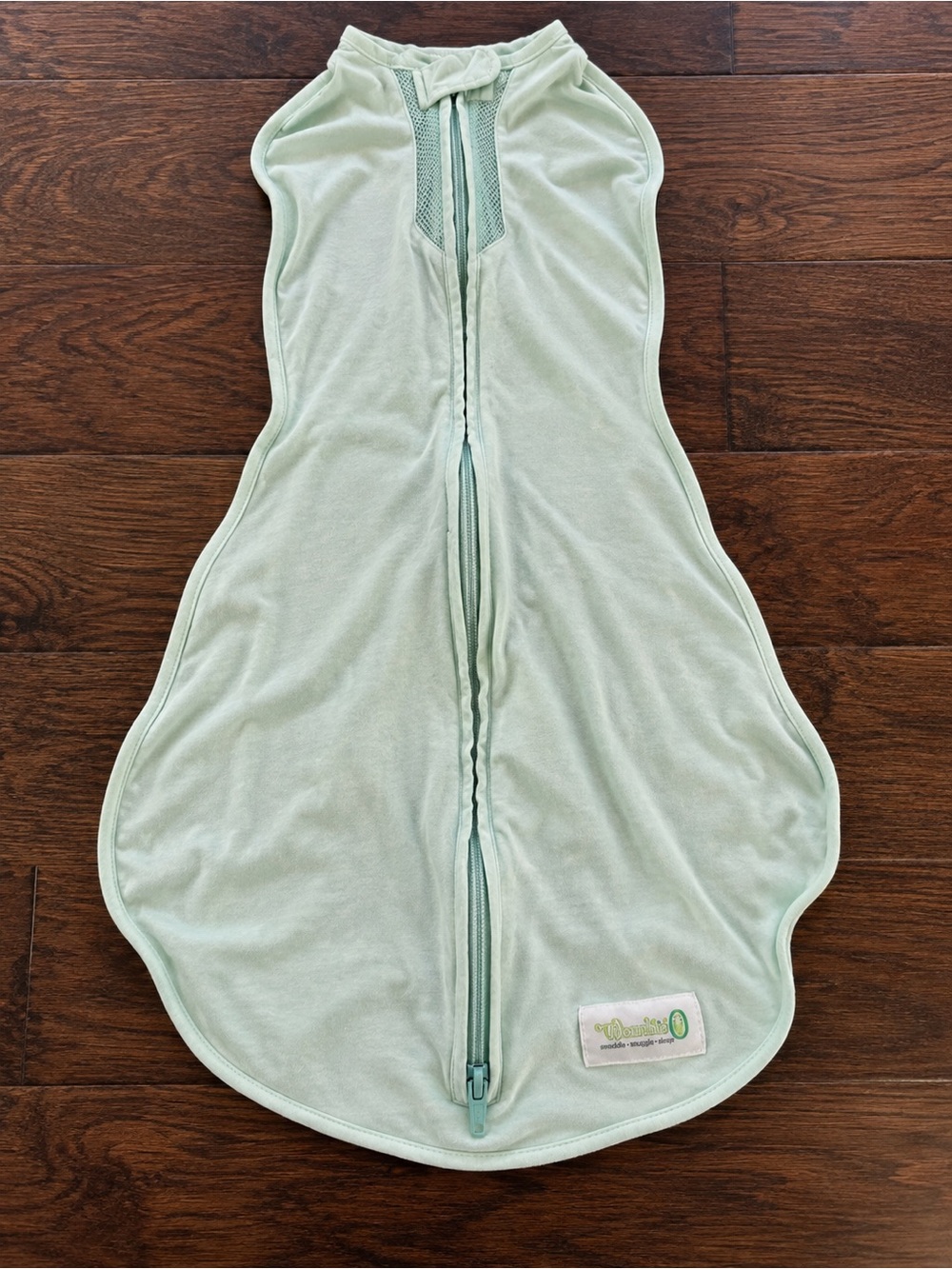 Woombie Air Baby Swaddle Sleep Sack Pale Mint Green Mesh Zip 🌿 3/$20 🌿